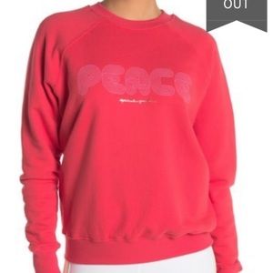 NWOT SPIRITUAL GANGSTER PEACE CLASSIC SWEATSHIRT M